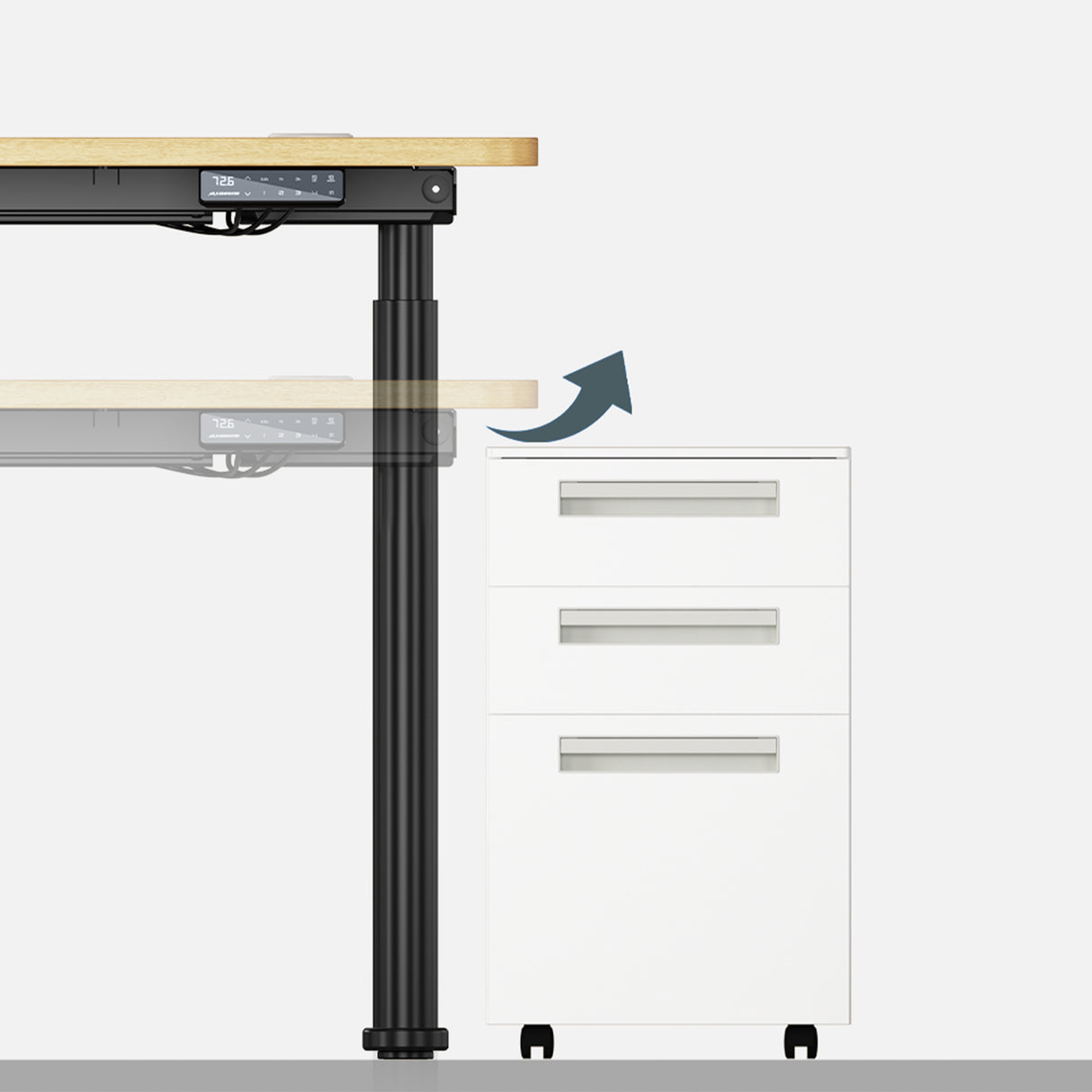 Maidesite EL2 Pro Art - Tischgestell Elektrisch Höhenverstellbar